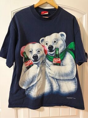 Vintage 1994 Coca Cola Polar Bear Shirt